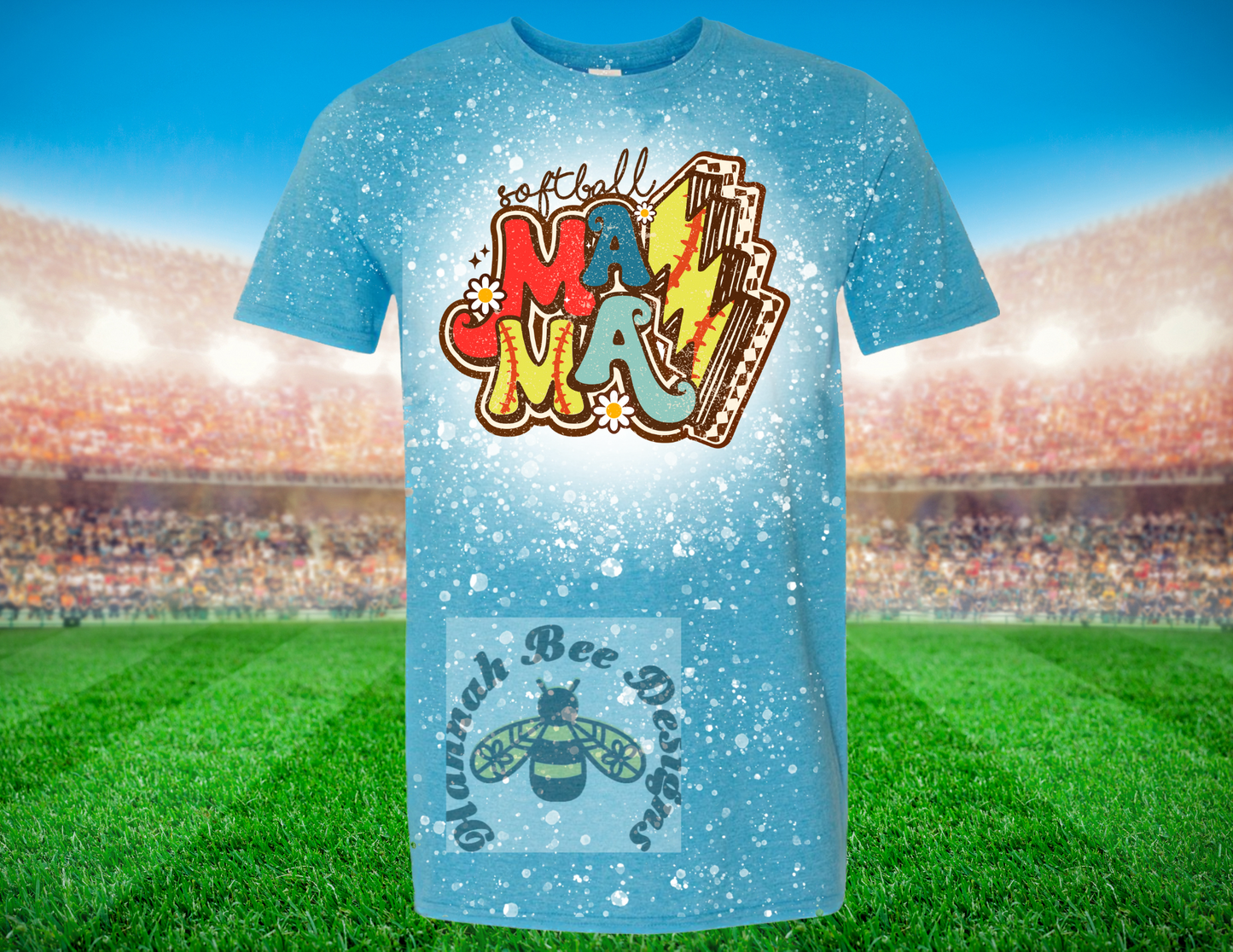 Retro Softball Mama