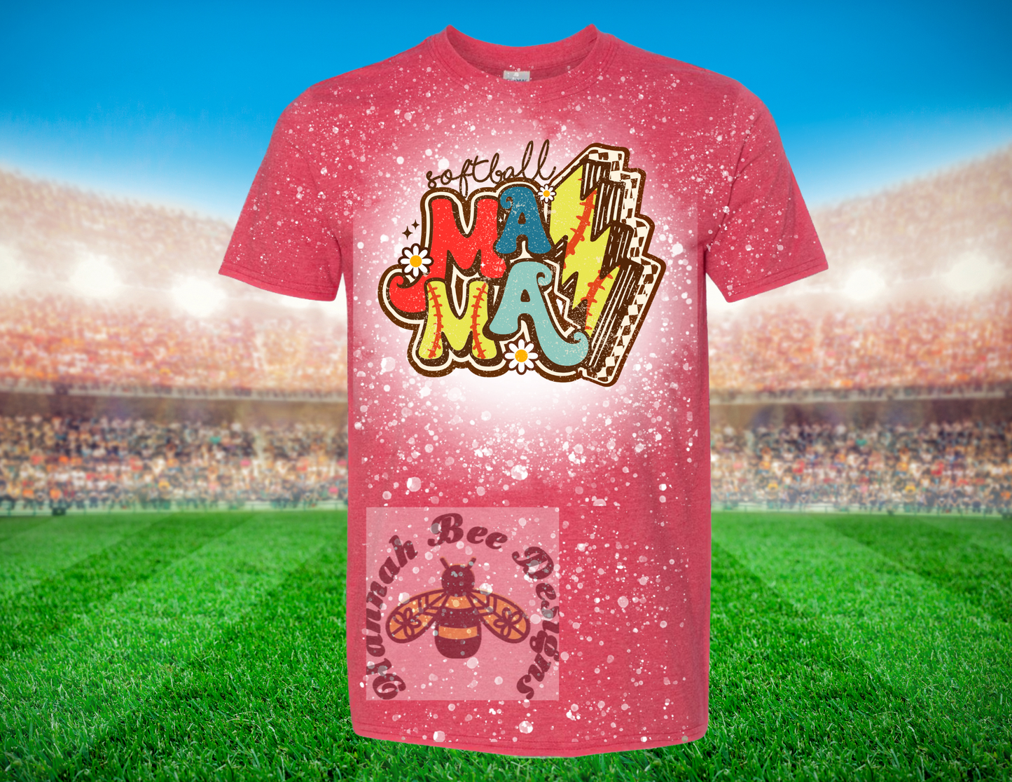 Retro Softball Mama