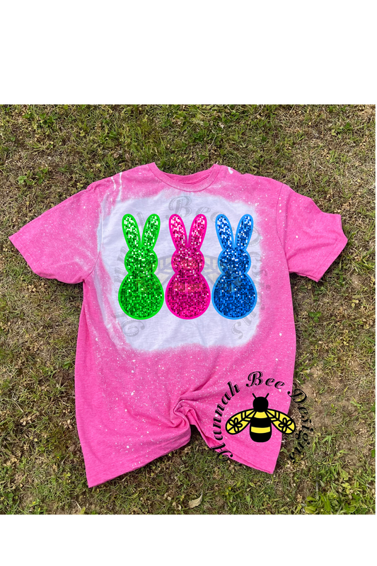 Faux Glitter Bunny