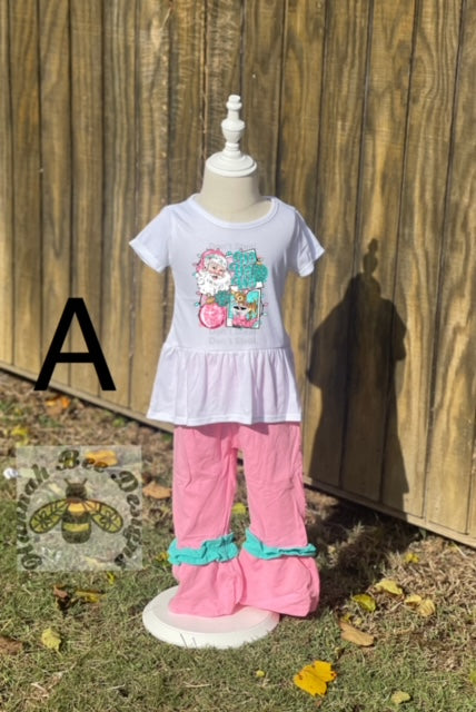 Girls Pink Baby Bells Set