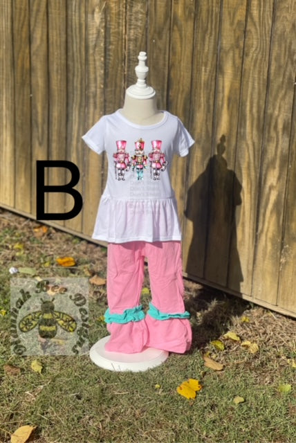 Girls Pink Baby Bells Set