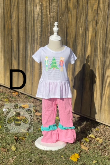 Girls Pink Baby Bells Set