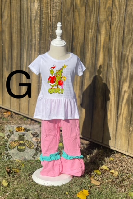 Girls Pink Baby Bells Set