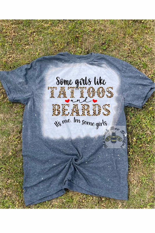 Tattoos and Beard Girl