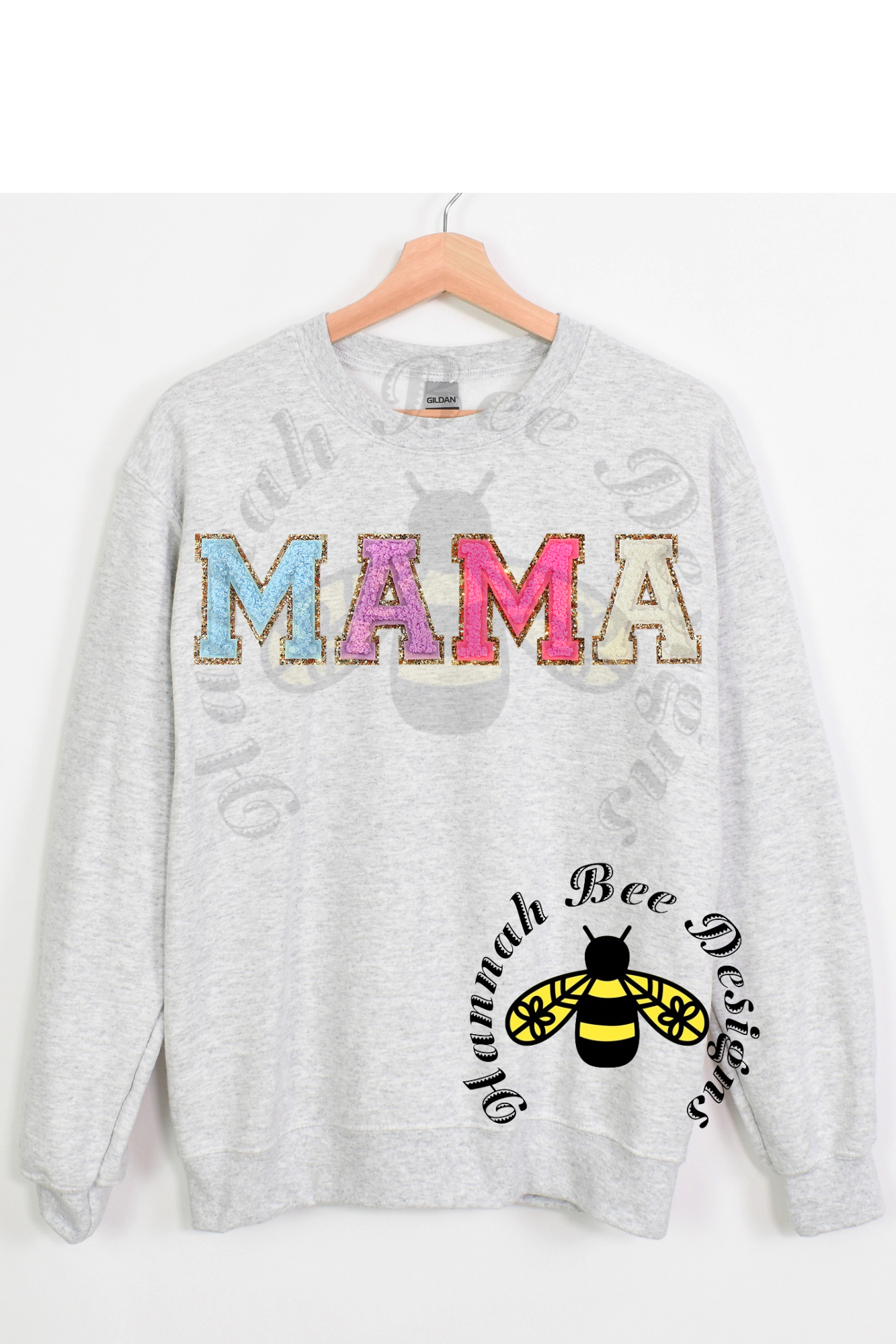 Mama Faux Embroidery