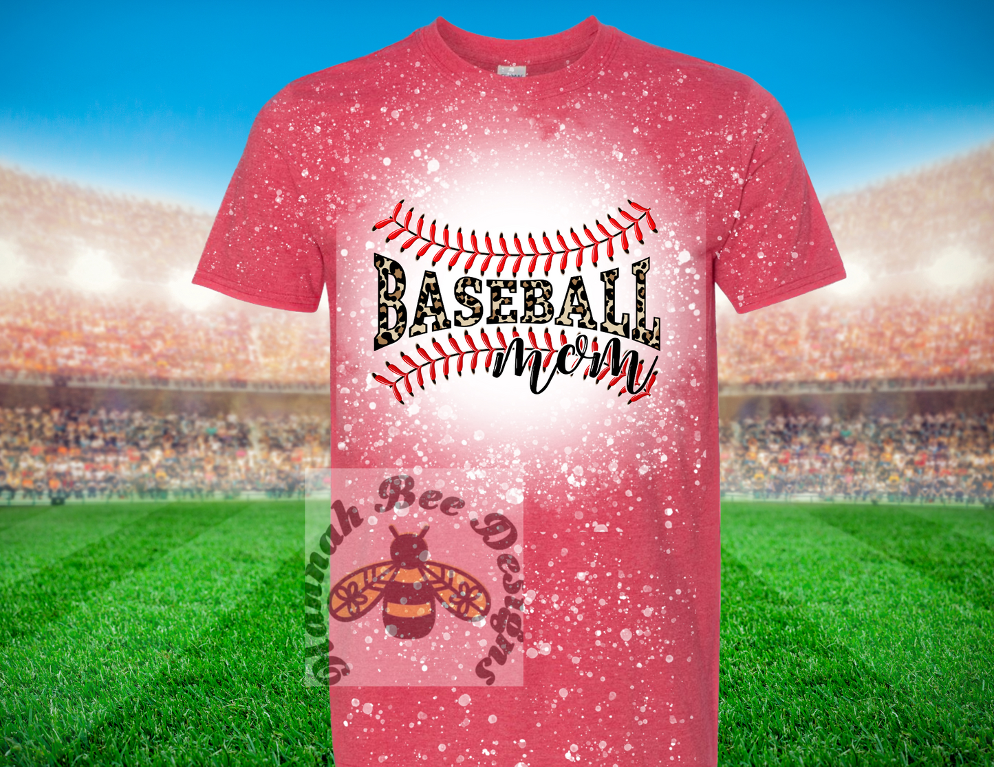 Cheetah Baseball Mom