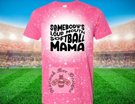 Loud Mouth Softball Mama